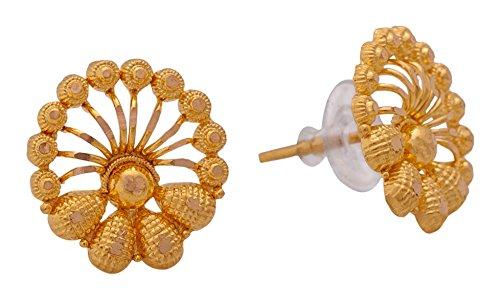 gold stud earrings price