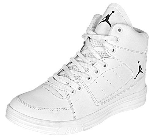 Sim Style Boys White Sneakers – Helmet Don