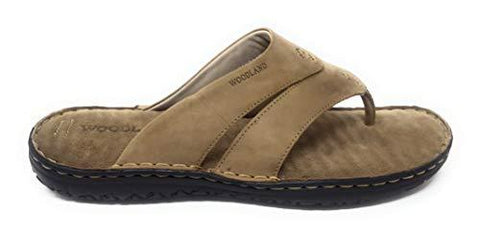 woodland men's leather slippers