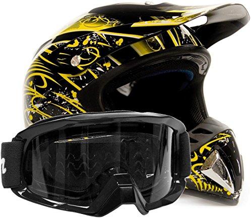 off road helmet goggles