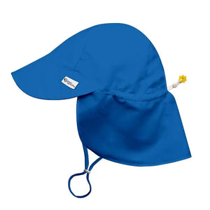 Flap Sun Hat in Cobalt - Needle and Grain
