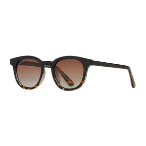 Gram- Onyx to Walnut Tortoise Fade / Gradient Brown Polarized Sunglasses - Needle and Grain