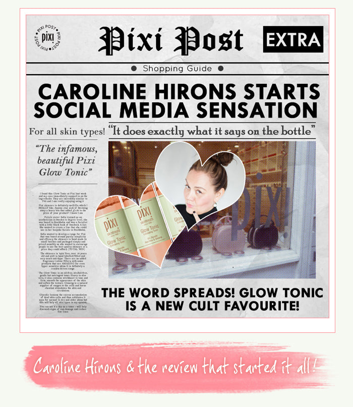 Caroline Hiron loves Glow Tonic