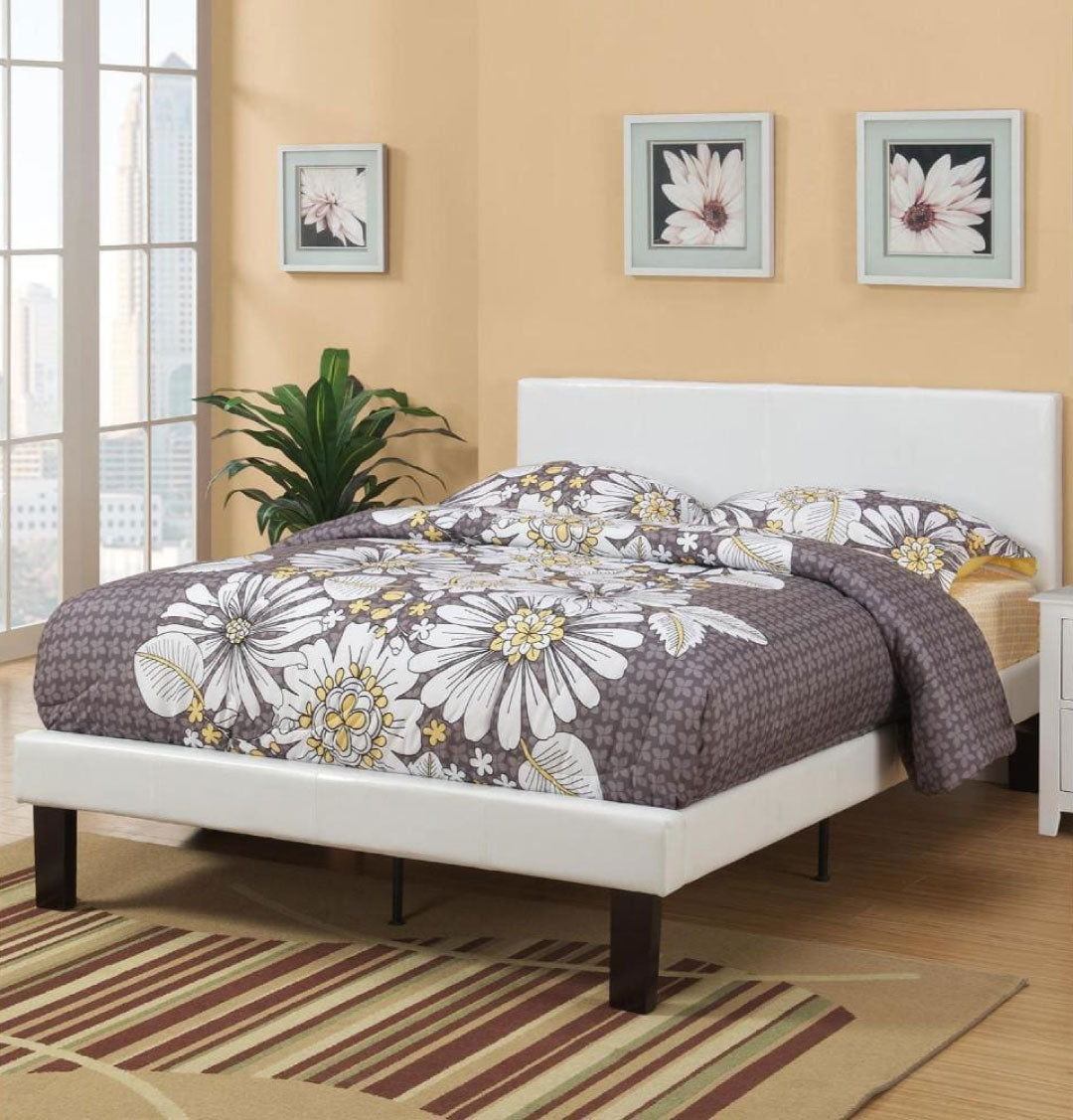 Serene Slated Wooden Full Bed