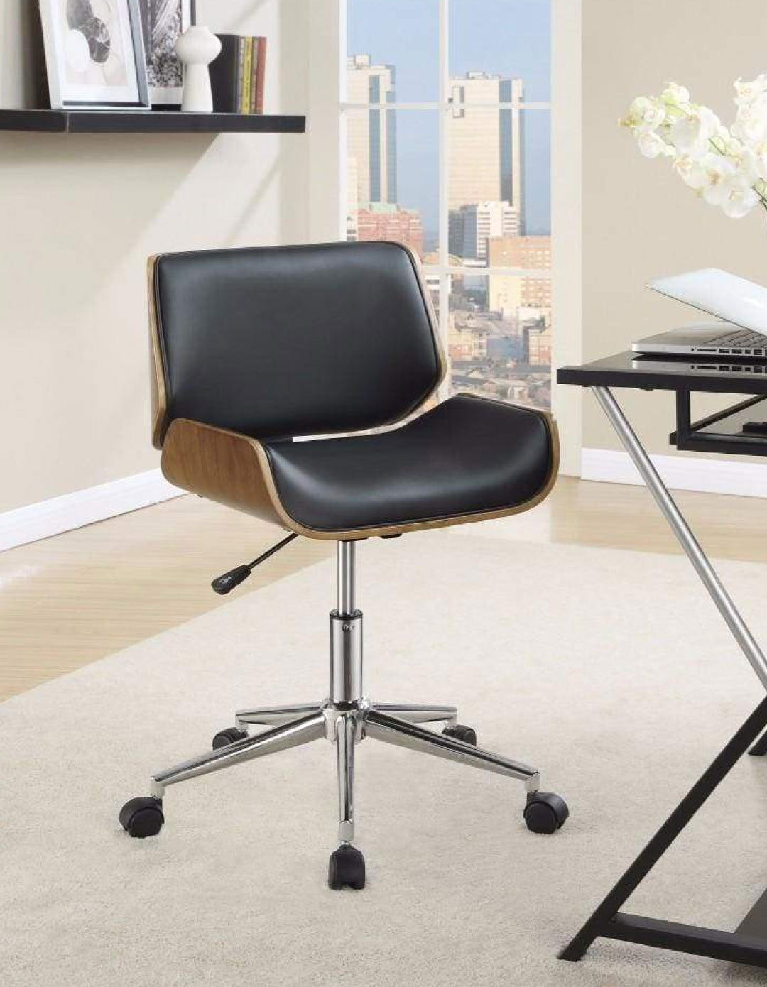 Contemporary Small-Back Home Office Chair