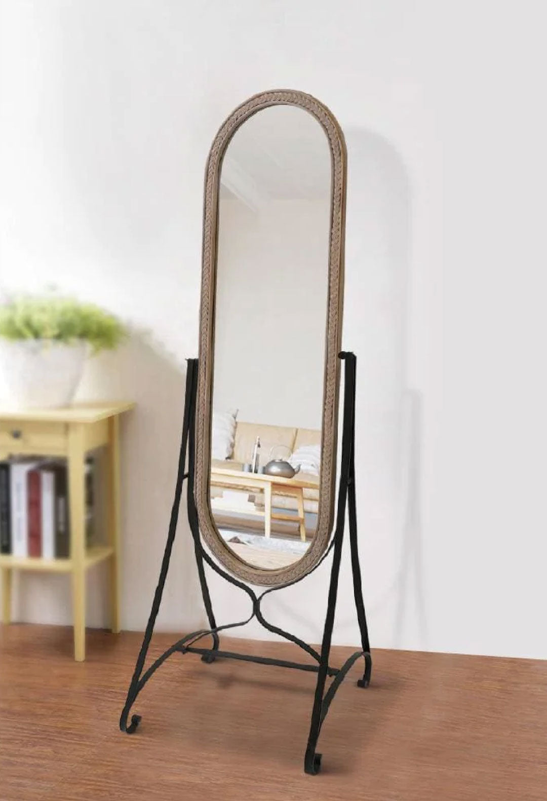 64 Inch Tall Adjustable Cheval Mirror