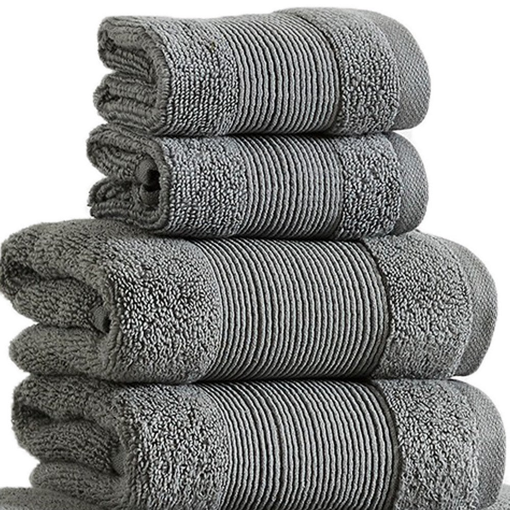 White 18 Piece Soft Cotton Bath Towel Set