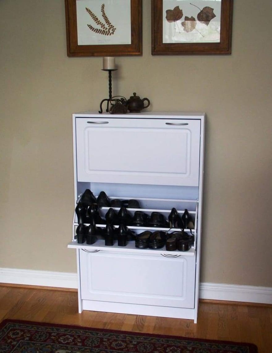 4D Concepts Deluxe Triple Shoe Cabinet