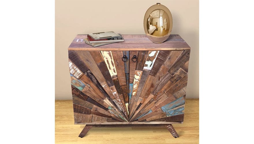 Rustic Style Wooden Sideboard