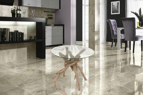 Driftwood Glass End Table