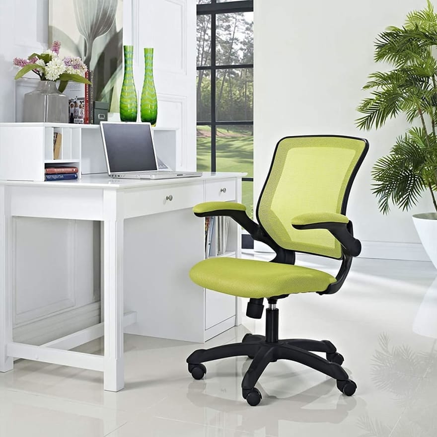 Veer Office Chair with Mesh Back and Vinyl Seat