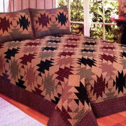 Hawaiian pineapple quilt queen size