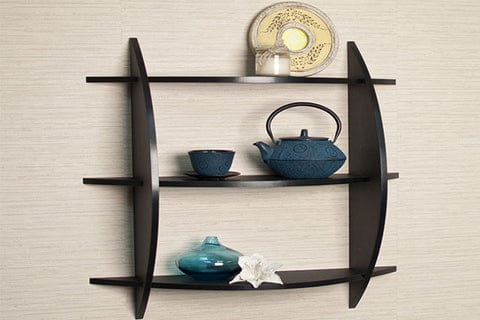 Three Tier Half Moon Shelf 