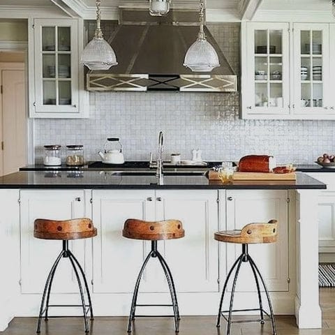 Industrial Style Adjustable Swivel Bar Stool