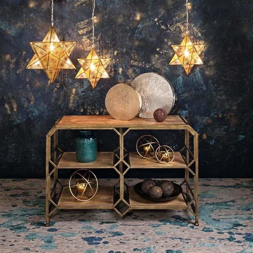 Artistically Designed Galaxy Decorative Balls in Iron