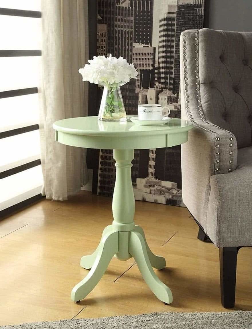 Alger Side Table With Round Top