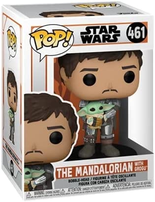 Funko POP Star Wars: The Mandalorian Grogu With Cookie #465 | Pop