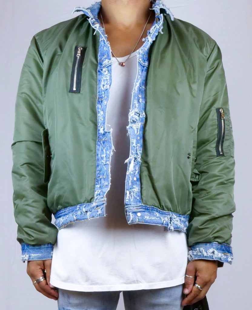 reversible trucker jacket