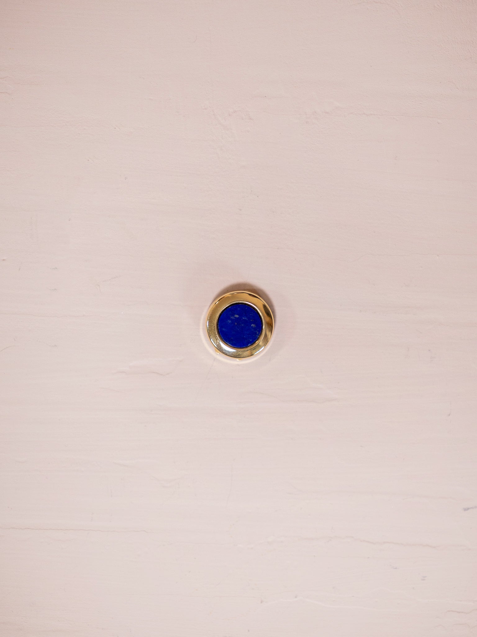 Button Cover with Lapis Lazuli