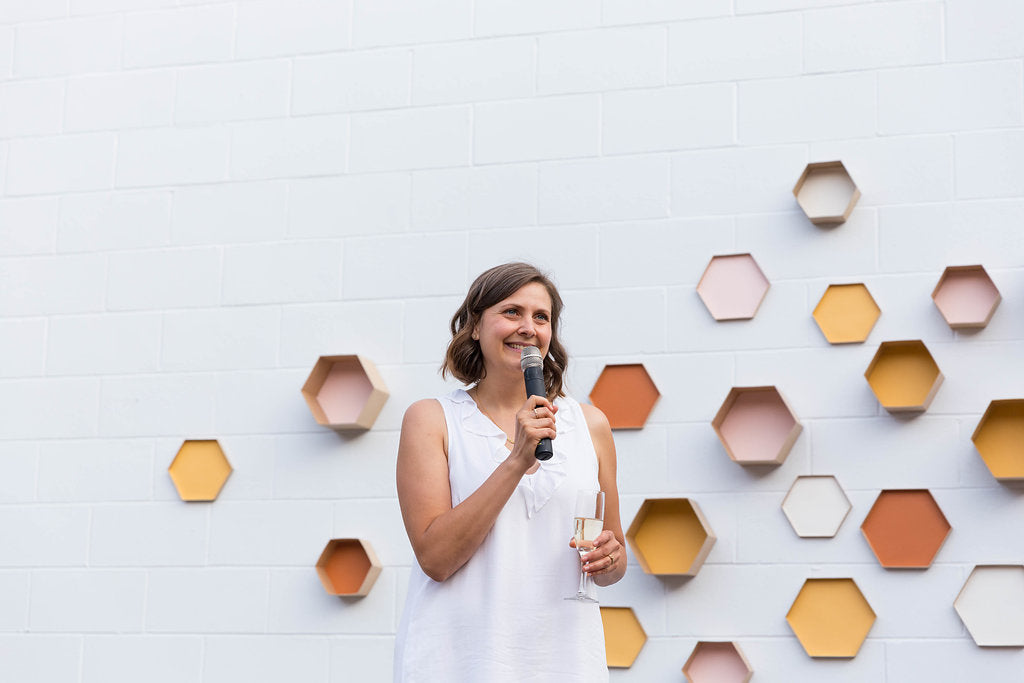 Founder and canadian inventor of the beeswax wrap Toni Desrosiers 
