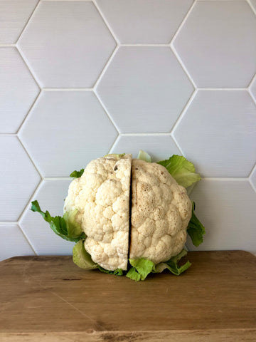 abeego-wrapped cauliflower versus naked cauliflower