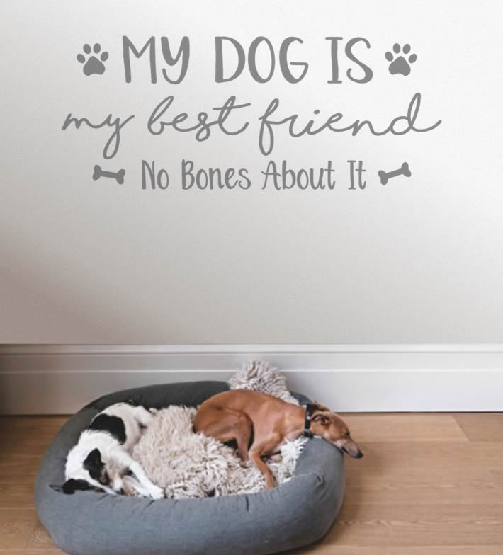 Download My Dog is My Best Friend Wall Sticker