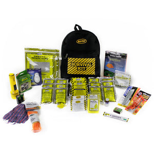 4-Person 3-Day Deluxe Emergency Kit Backpack Food Water Survival-Kit 72  hours 791758048740