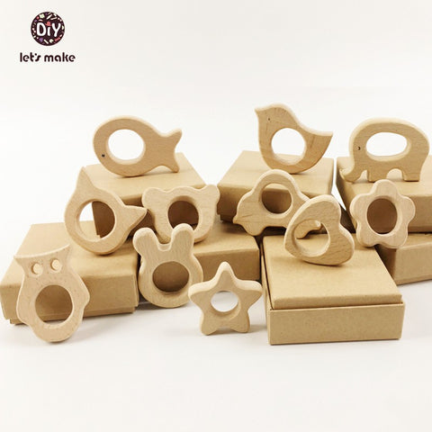 wooden teething toys