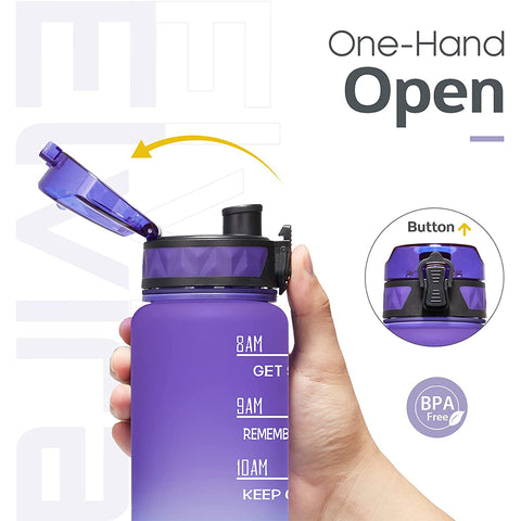 Buy MOSTSHOP Water Bottle with Motivational Time Marker and