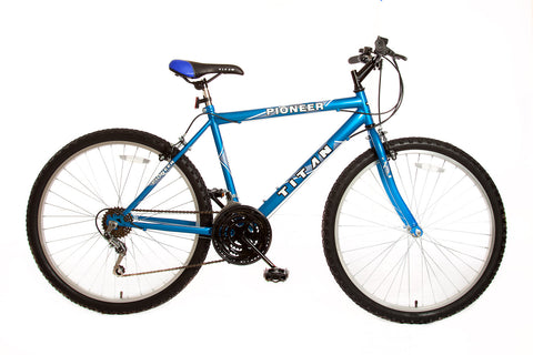 titan pioneer men's hybrid bicycle