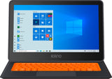 Kano PC - 11.6" Touch-Screen Laptop&Tablet - 1.10 GhZ Processor - Windows 10 - 4GB Memory - 64GB Storage - Black
