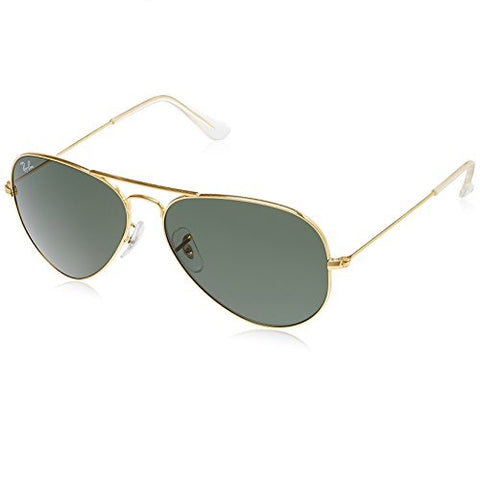 ray ban aviator green classic