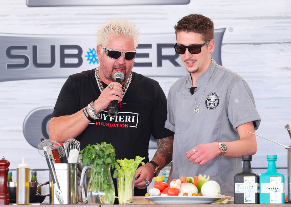 Guy Fieri and son