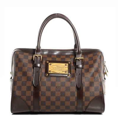 Louis Vuitton, Bags, Louis Vuitton Berkeley Boston Doctor Brown Damier  Ebene Canvas Satchel