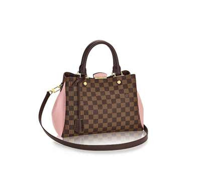 Louis Vuitton Damier Ebene & Purple Python Normandy Bag - Handbag | Pre-owned & Certified | used Second Hand | Unisex