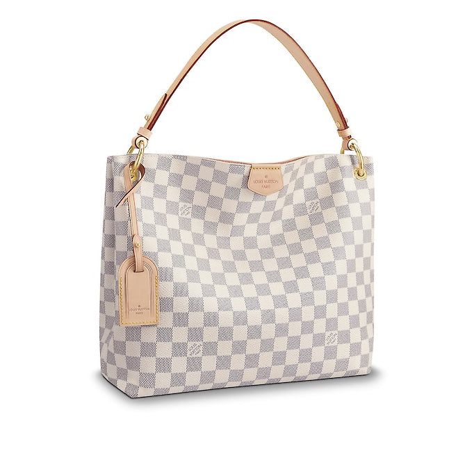 Louis Vuitton, Bags, Delightful Mm Damier Azur Nm 27