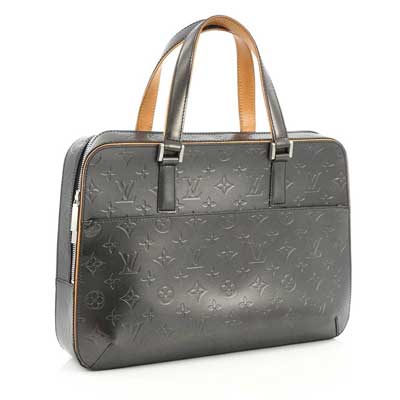 LOUIS VUITTON Grey Monogram Mat Webster Metallic Street Shoulder Bag