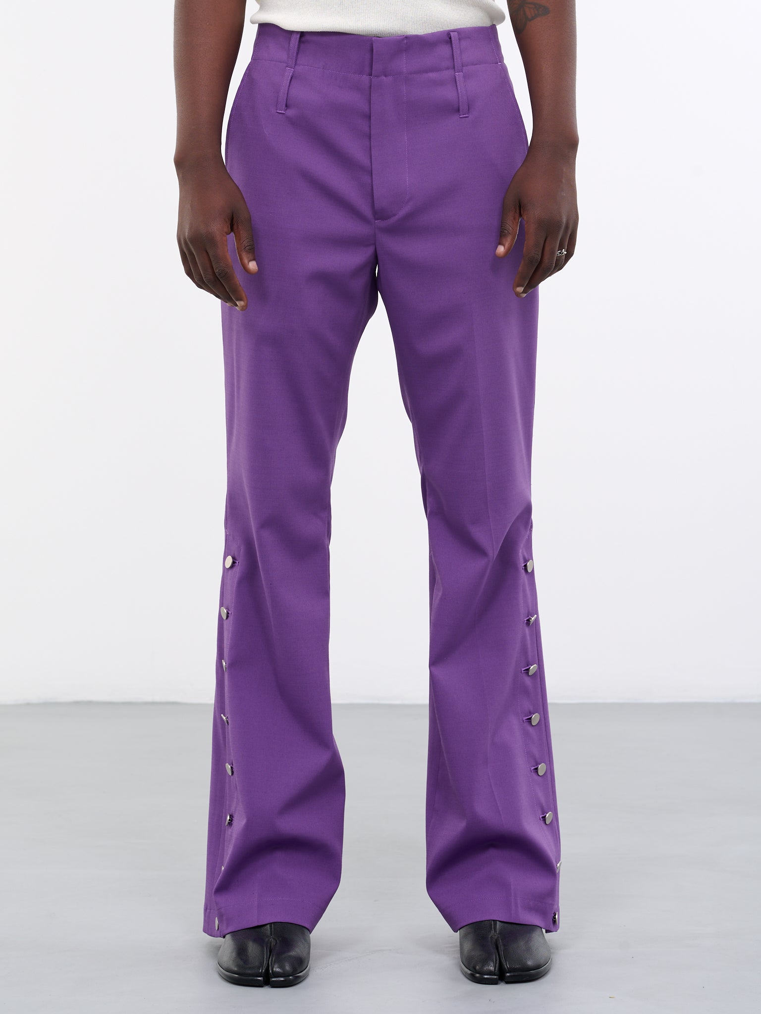 Double Waist Trousers (231-01-0204-PURPLE)