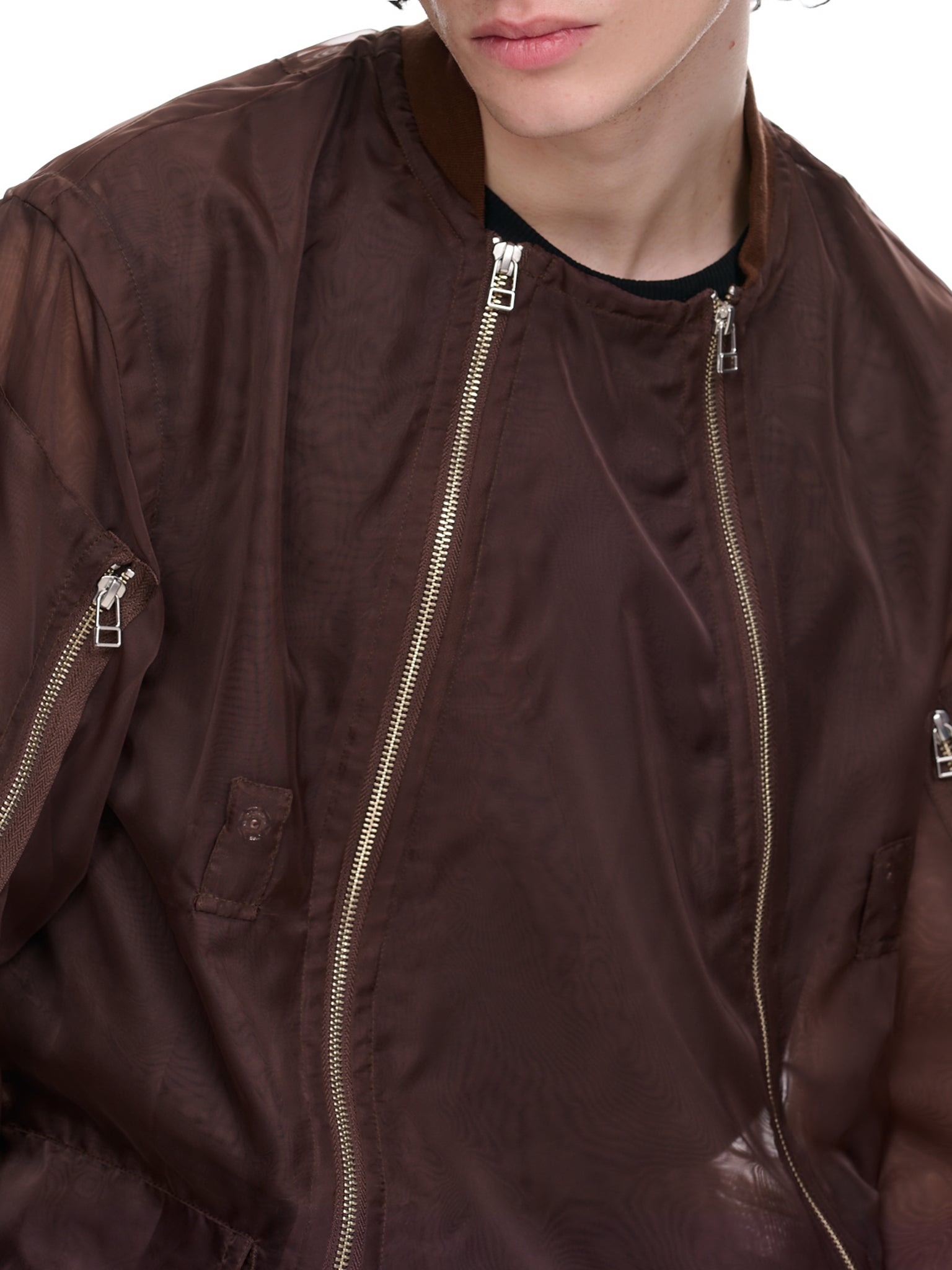 Double-Zip Jacket (23SS-B-JM01-BROWN)