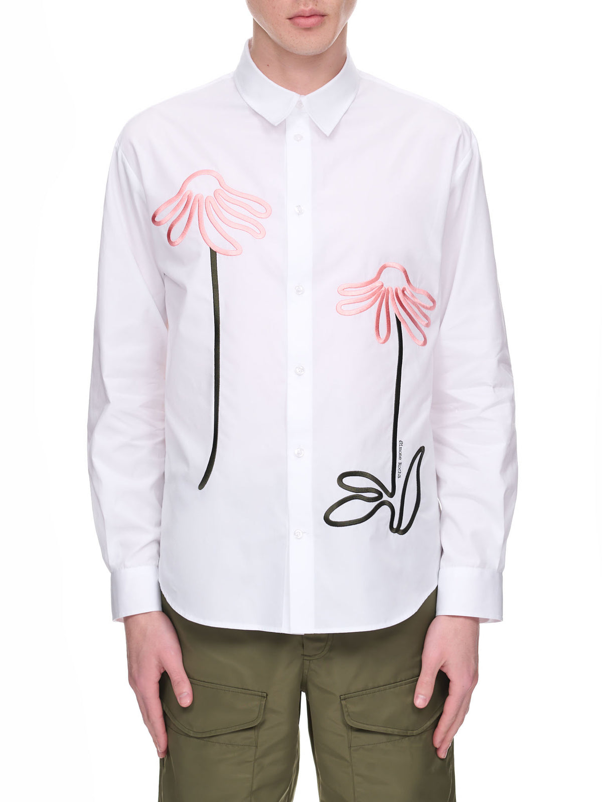 Embroidered Shirt (5144EL-0109-WHITE-MULTI)