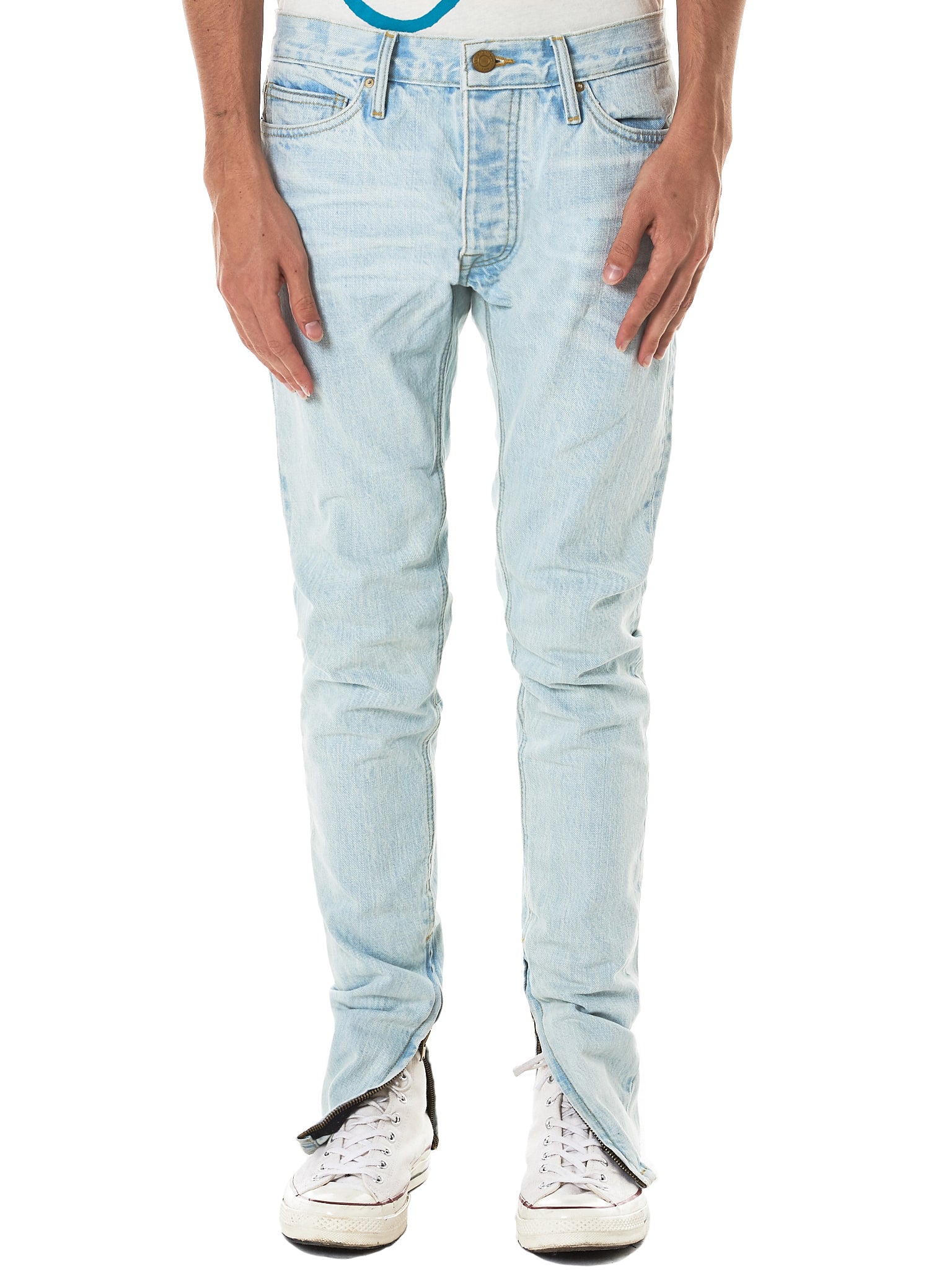 Fear Of God Selvedge Denim Jeans (5C-17-SDVJ-LIGHT-INDIGO)