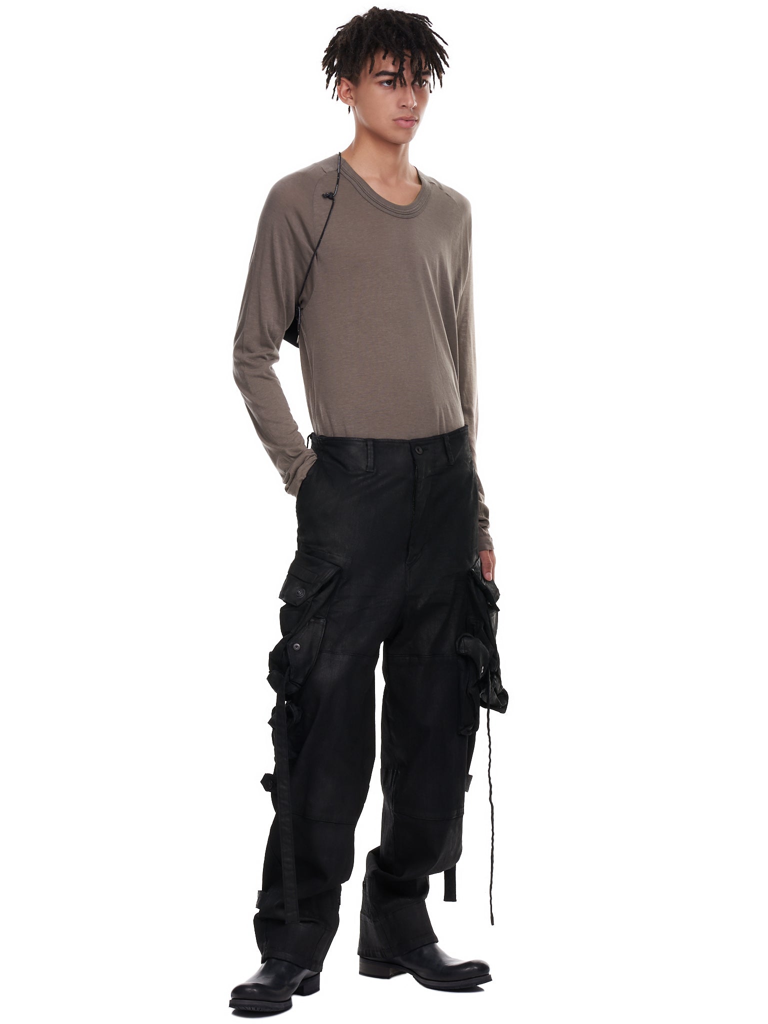 Cargo Trousers (757PAM13-C-BLACK)