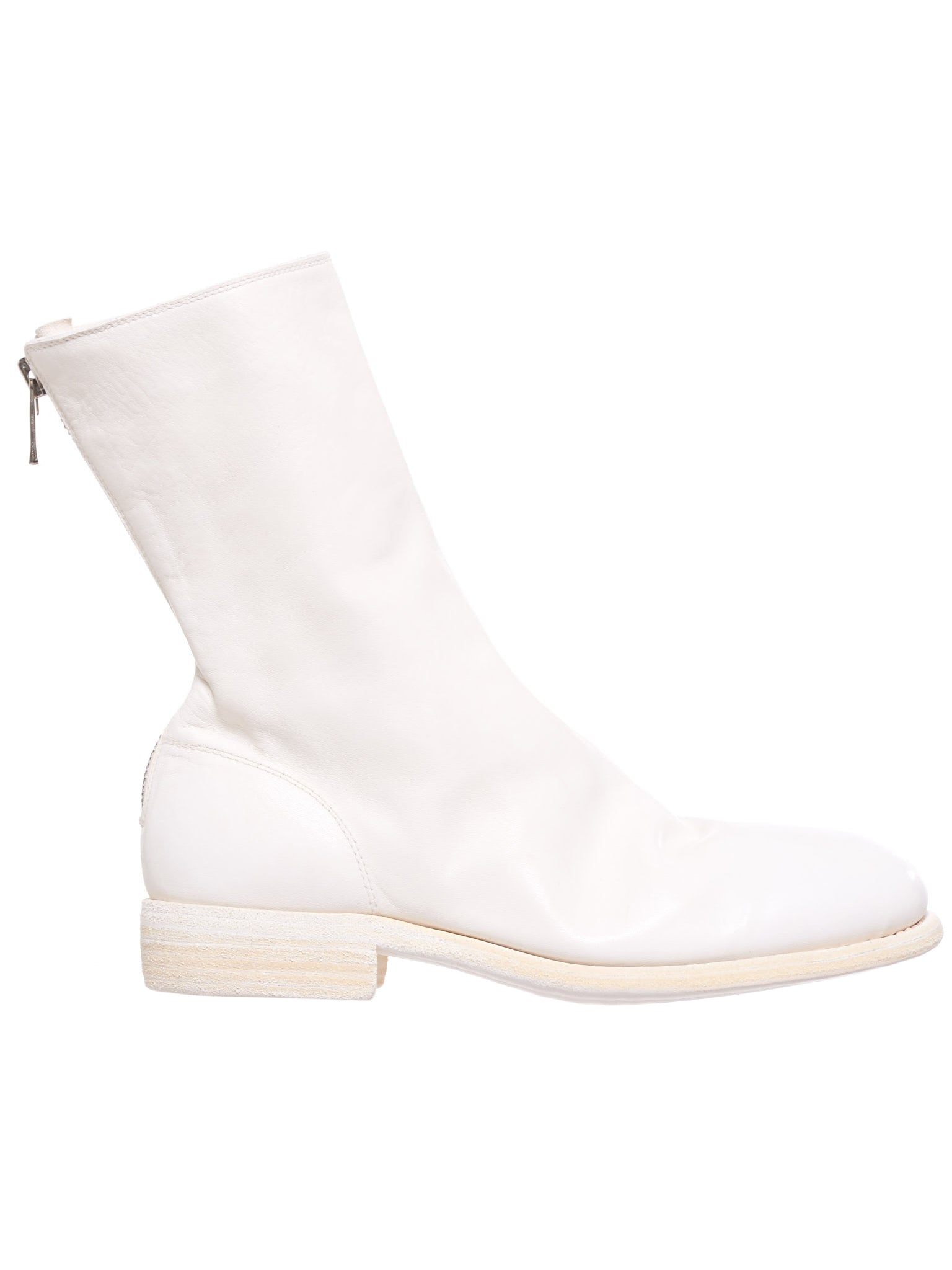 guidi white boots