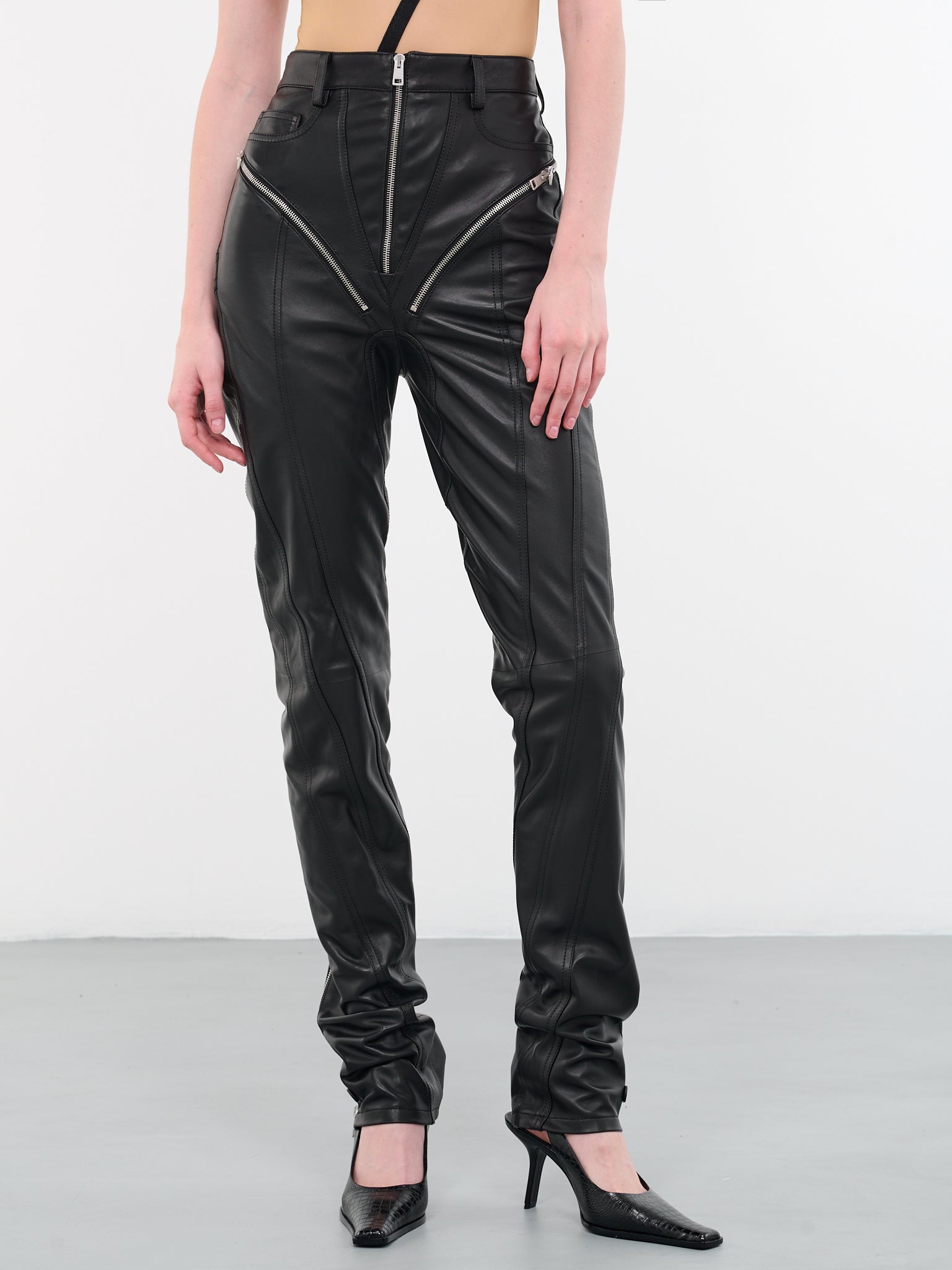 オータムセール jieda LEATHER PANTS / Jie-19aw - 通販 - covipro.org.uy