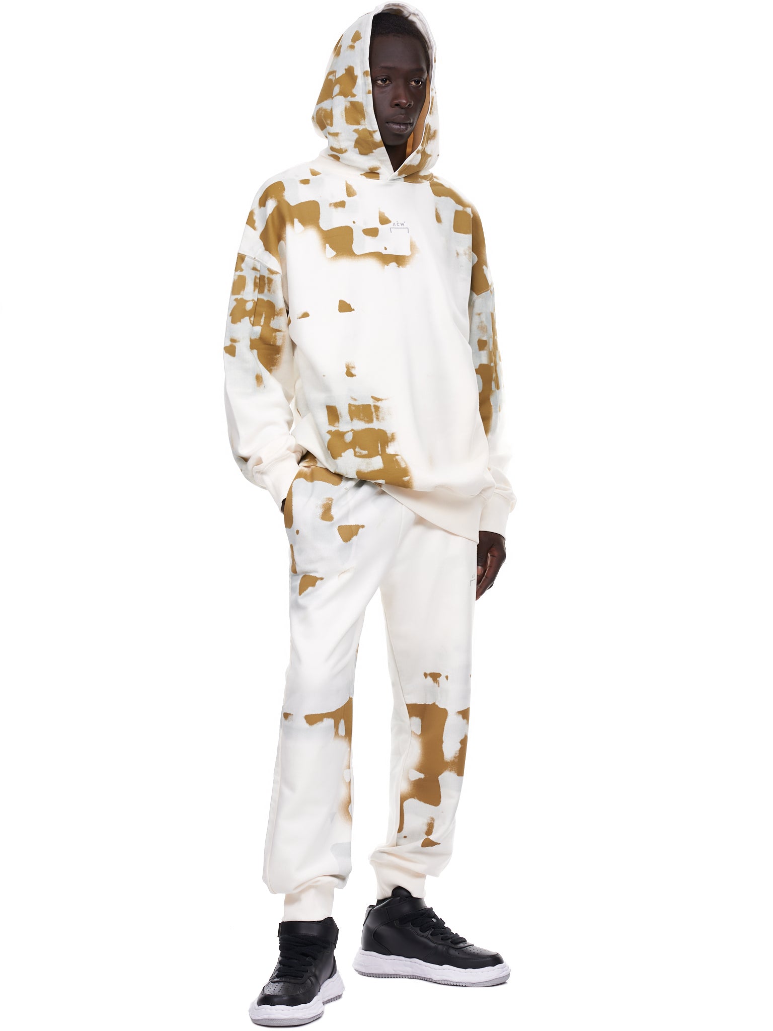 Brush Stroke Sweat Pants (ACWMB088-SULPHUR)