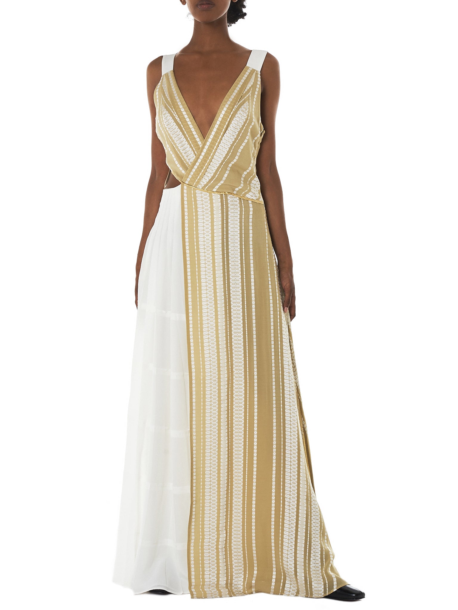 Zeus + Dione 'Penelope' Textured Silk Maxi Dress