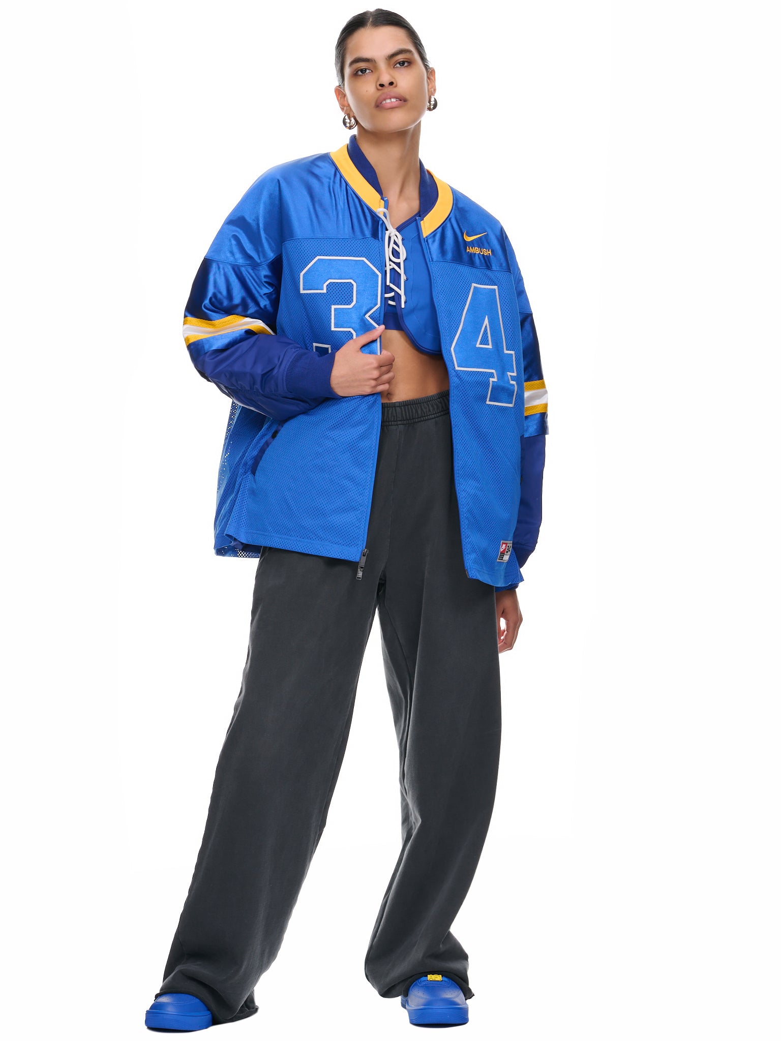 AMBUSH Jersey Bomber Jacket (DX6916-455-DEEP-ROYAL-BLUE-GAM)