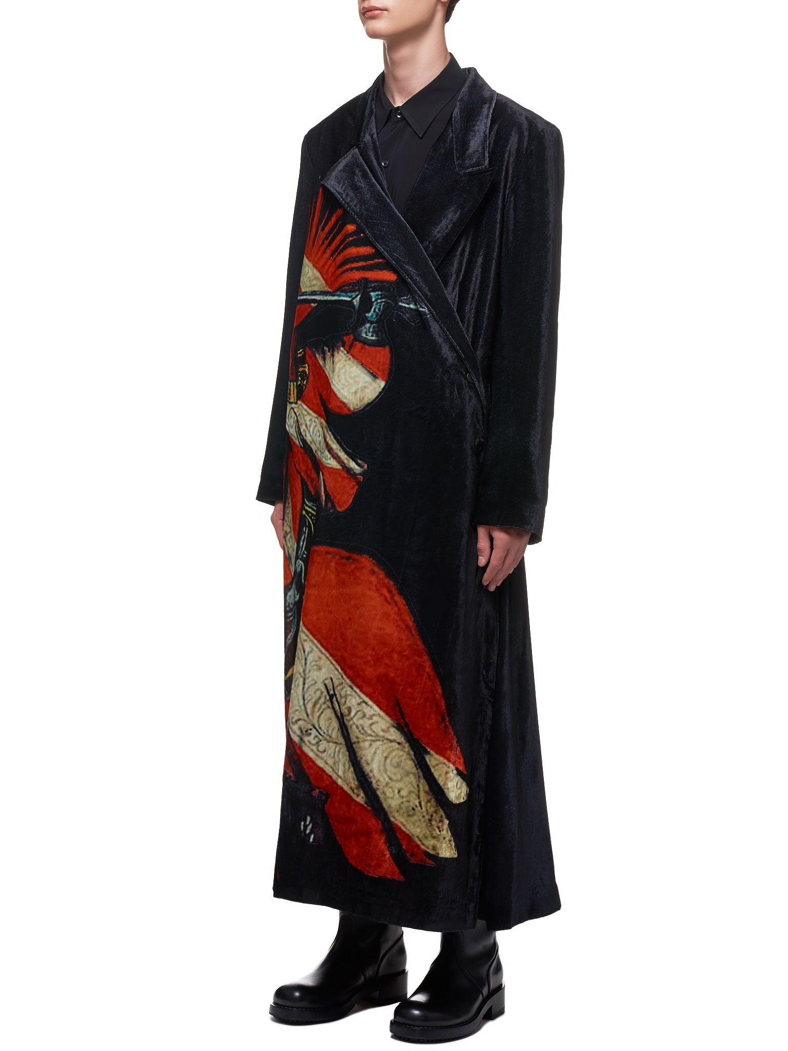 yohji yamamoto カシミヤ混SINGLE HOODED COAT 公式 - www.atihongkong.com