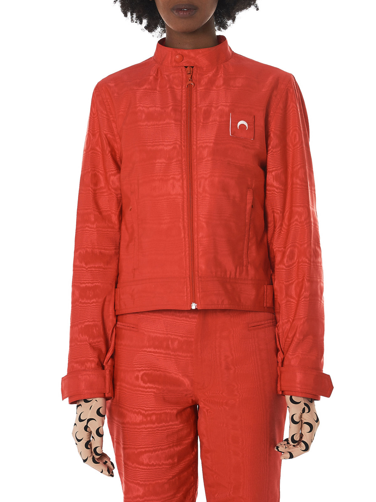 Marine Serre Moire Tracksuit Jacket - www.stedile.com.br