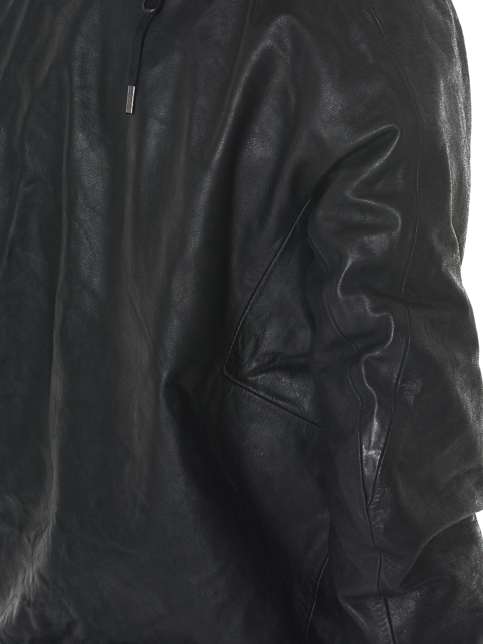 Boris Bidjan Saberi Oil Washed Leather Bomber Jacket– H. Lorenzo